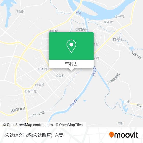 宏达综合市场(宏达路店)地图
