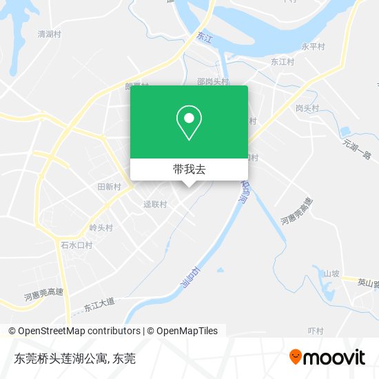 东莞桥头莲湖公寓地图