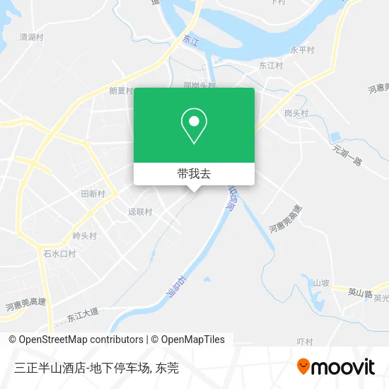 三正半山酒店-地下停车场地图