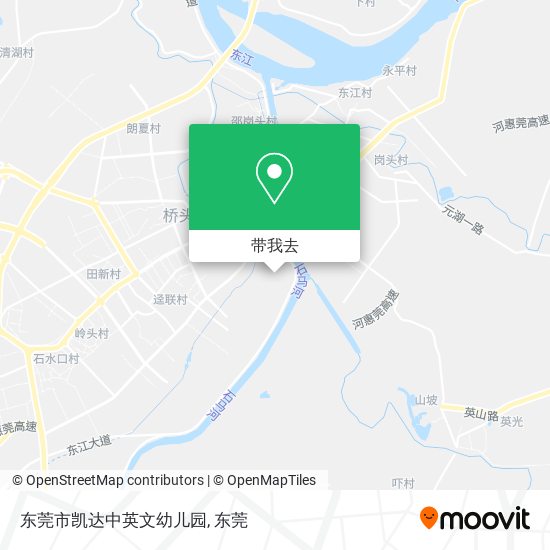 东莞市凯达中英文幼儿园地图