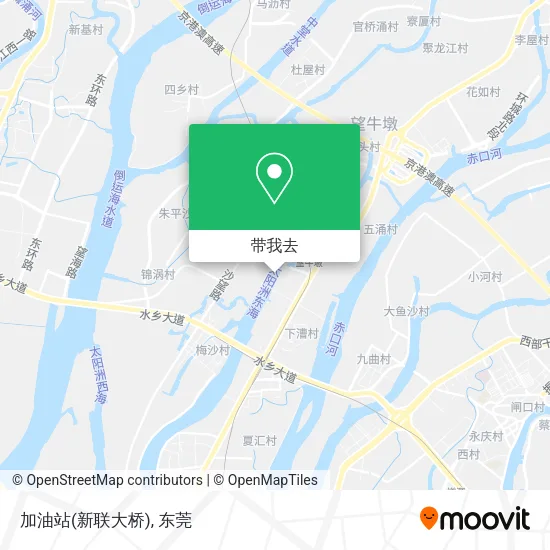 加油站(新联大桥)地图