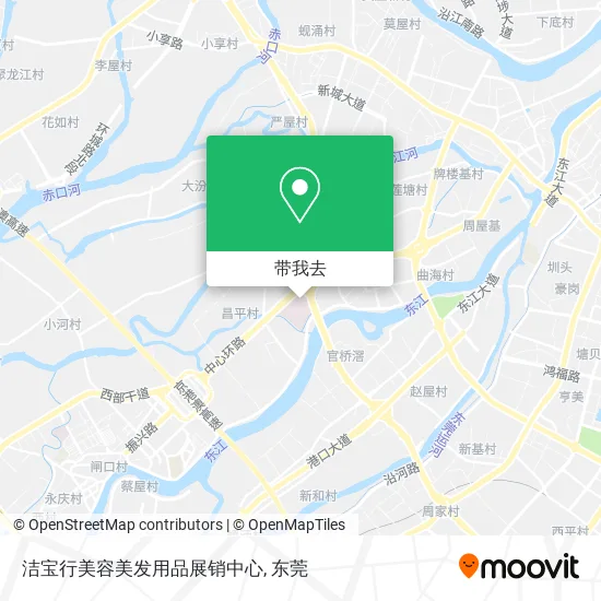 洁宝行美容美发用品展销中心地图