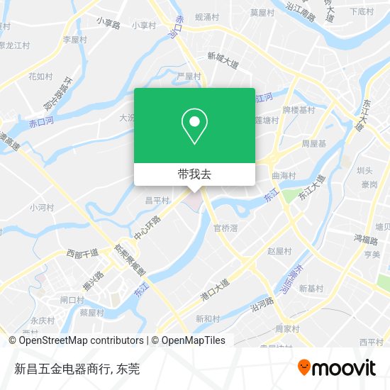 新昌五金电器商行地图