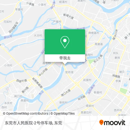 东莞市人民医院-2号停车场地图