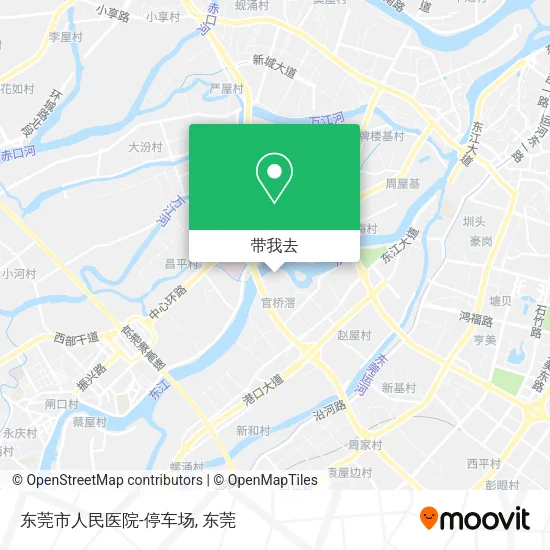 东莞市人民医院-停车场地图