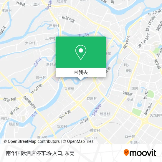 南华国际酒店停车场-入口地图