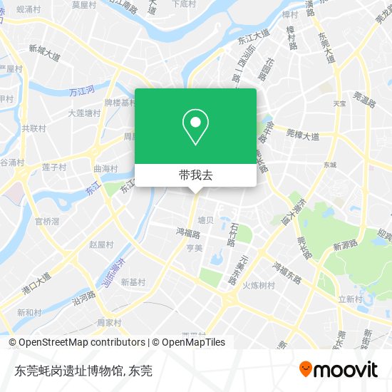 东莞蚝岗遗址博物馆地图