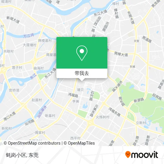 蚝岗小区地图