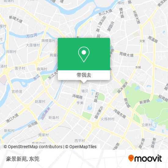 豪景新苑地图