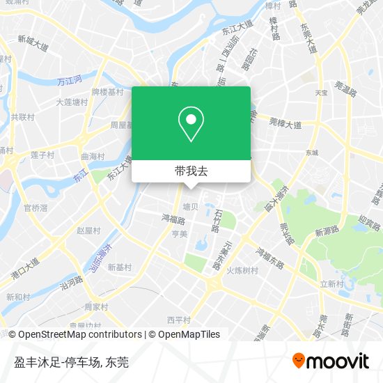 盈丰沐足-停车场地图