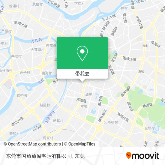 东莞市国旅旅游客运有限公司地图