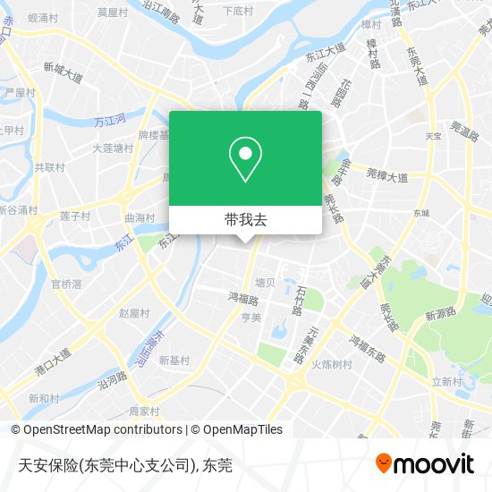 天安保险(东莞中心支公司)地图