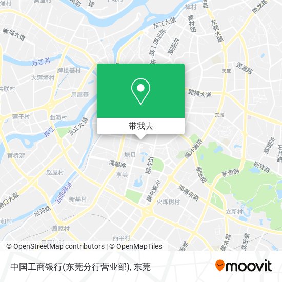 中国工商银行(东莞分行营业部)地图