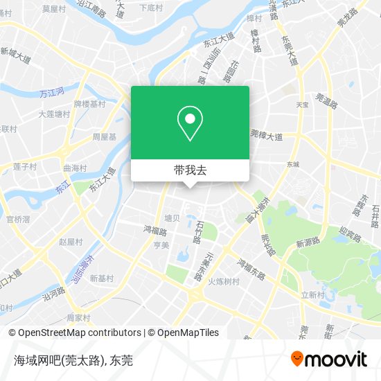 海域网吧(莞太路)地图