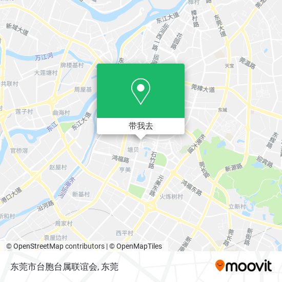 东莞市台胞台属联谊会地图