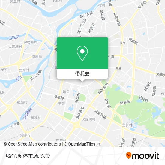 鸭仔塘-停车场地图