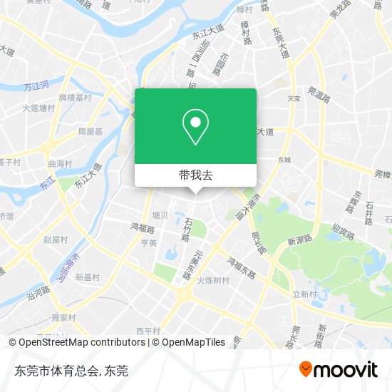 东莞市体育总会地图