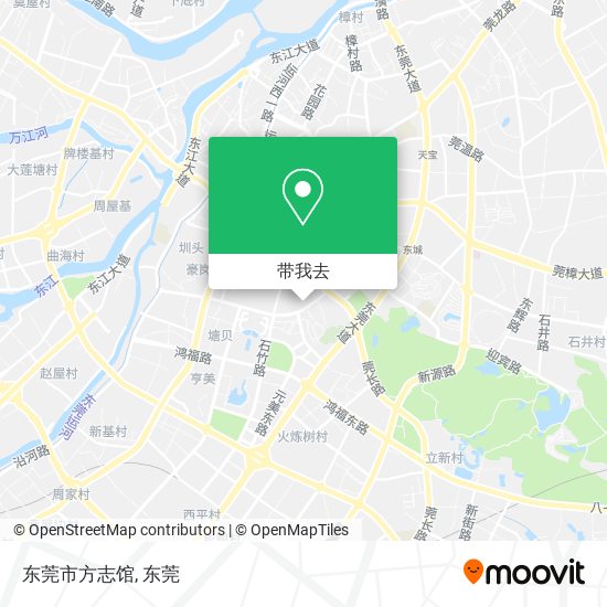 东莞市方志馆地图