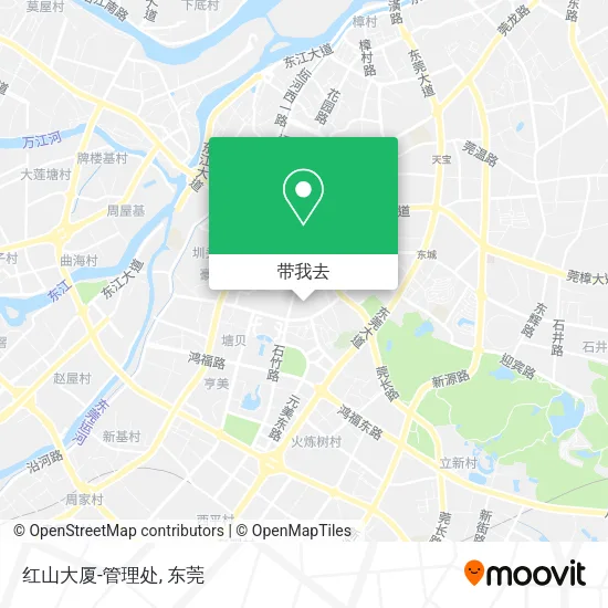 红山大厦-管理处地图