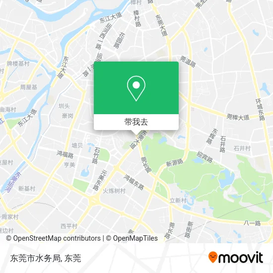 东莞市水务局地图