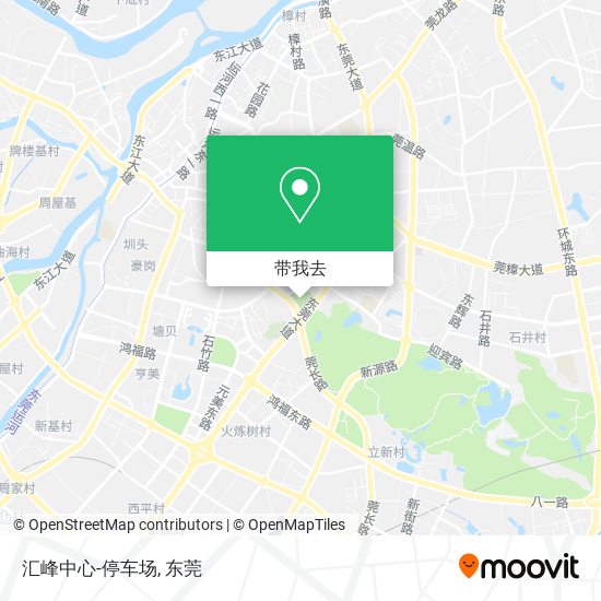 汇峰中心-停车场地图