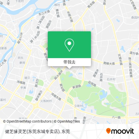 健芝缘灵芝(东莞东城专卖店)地图