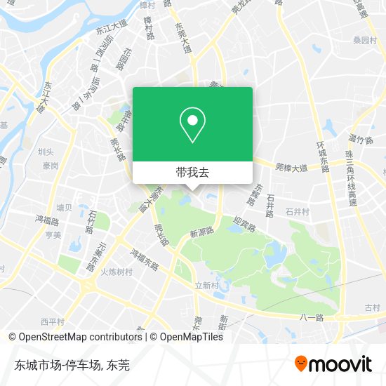 东城市场-停车场地图