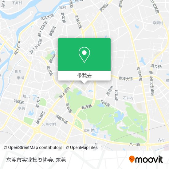 东莞市实业投资协会地图