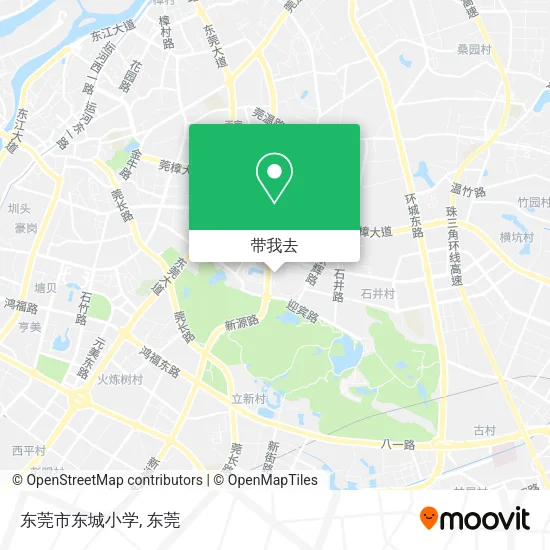 东莞市东城小学地图