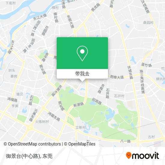 御景台(中心路)地图