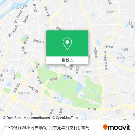 中信银行24小时自助银行(东莞星河支行)地图
