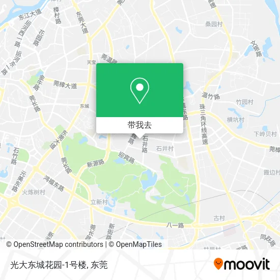 光大东城花园-1号楼地图