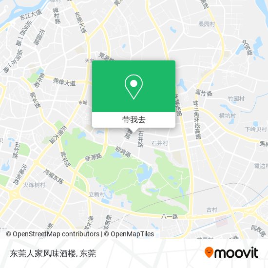 东莞人家风味酒楼地图