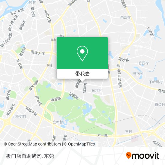 板门店自助烤肉地图