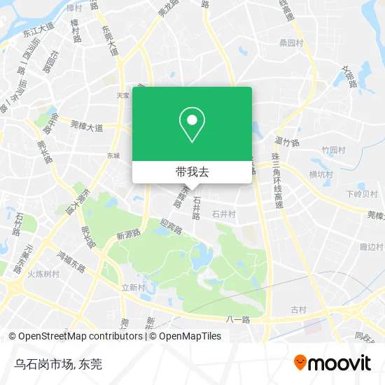 乌石岗市场地图