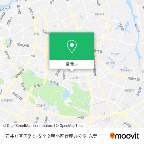 石井社区居委会-安全文明小区管理办公室地图