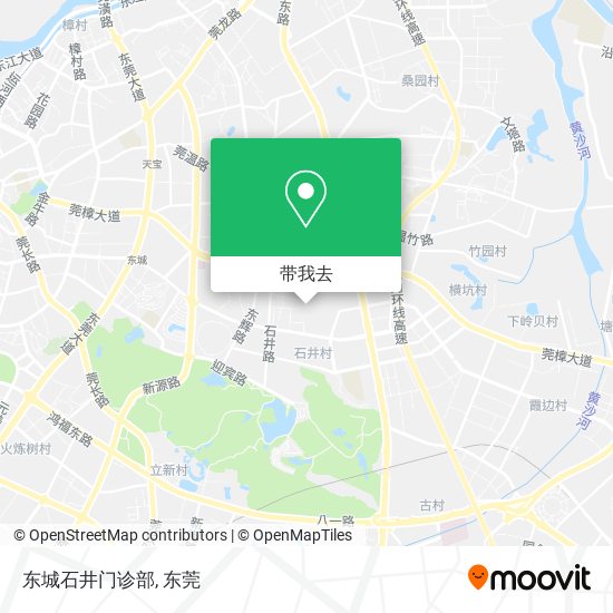 东城石井门诊部地图