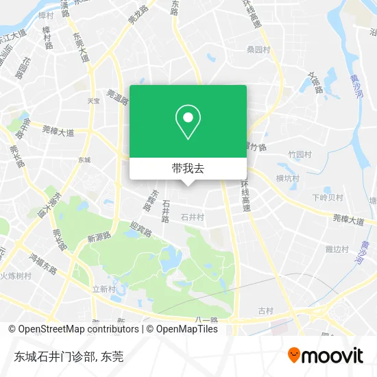 东城石井门诊部地图