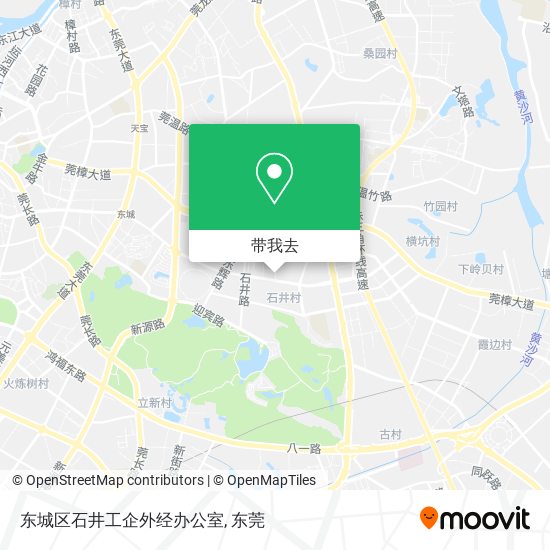 东城区石井工企外经办公室地图