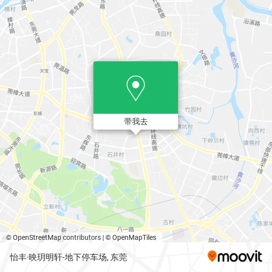 怡丰·映玥明轩-地下停车场地图
