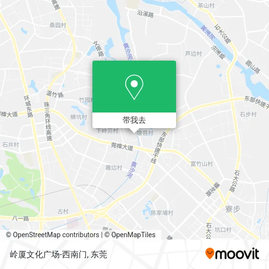 岭厦文化广场-西南门地图