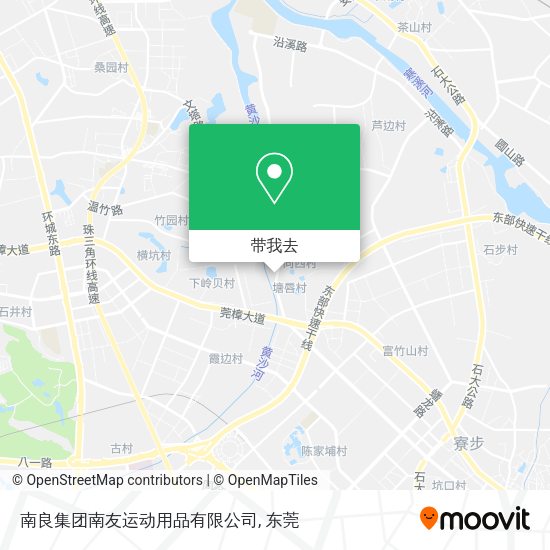 南良集团南友运动用品有限公司地图