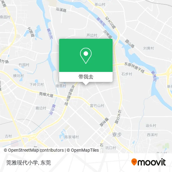 莞雅现代小学地图