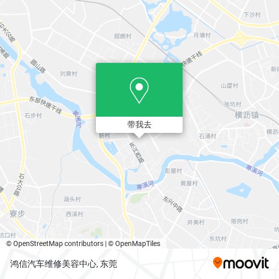 鸿信汽车维修美容中心地图