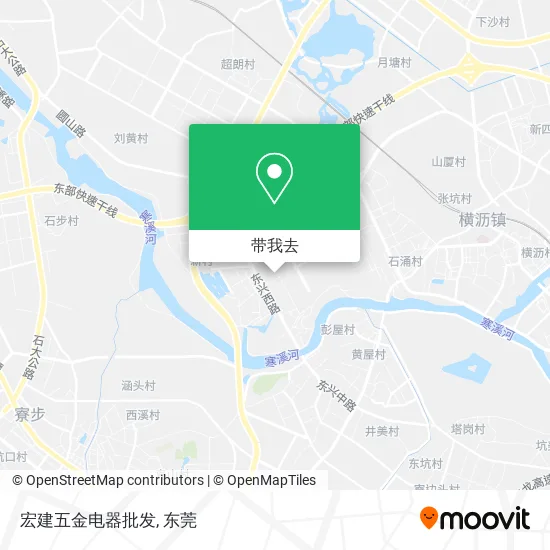 宏建五金电器批发地图
