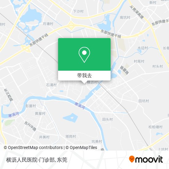横沥人民医院-门诊部地图