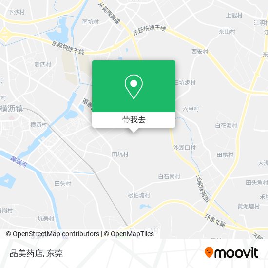 晶美药店地图