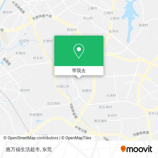 惠万福生活超市地图