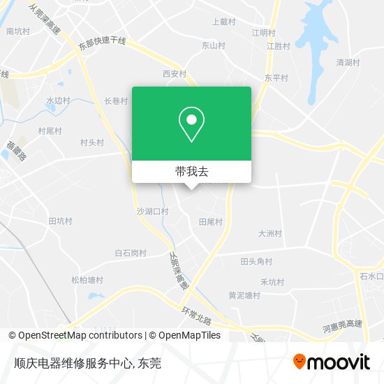 顺庆电器维修服务中心地图