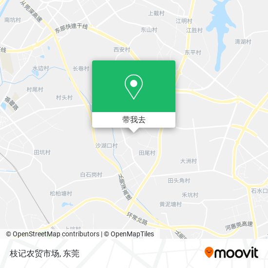 枝记农贸市场地图